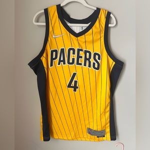 Nike Pacers #4 Oladipo Swingman -Earned Edition Jersey